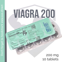 Viagra – Sildenafil Extra Strength – 200mg | 10 tablets