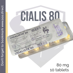 Cialis – Tadalafil Extra Strength – 80mg