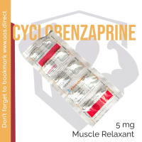 Cyclobenzaprine 5mg – 100 Tablets