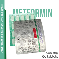 Metformin 500mg | 60 Tablets