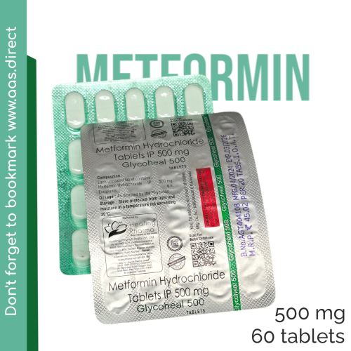 Metformin 500mg | 60 Tablets